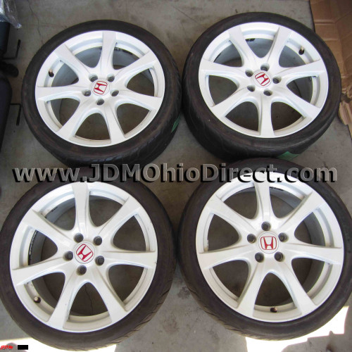 JDM FD2 Civic Type R White Wheels 5 Lug 5x114.3 